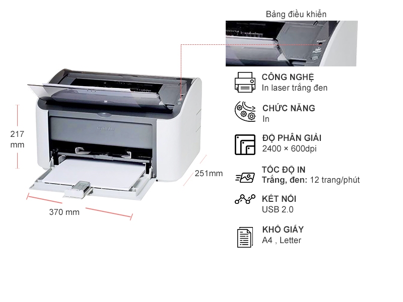 Hộp Mực Máy In Canon Lbp 2900 Chính Hãng 